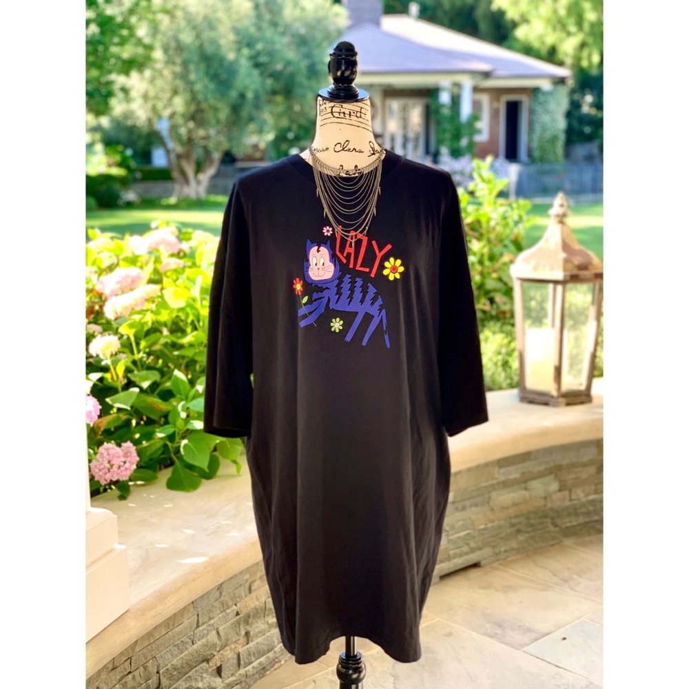 🆕LAZY OAF 👀|| Lazy Cat T-Shirt Dress